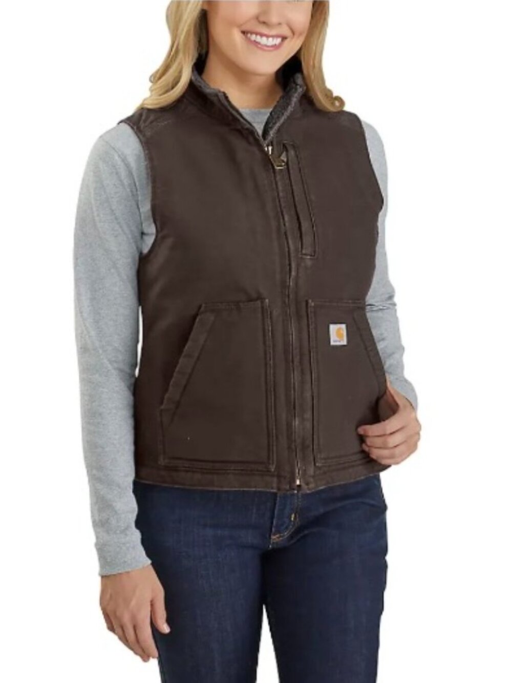 Carhartt Sherpa lined Mock Neck Vest - Women's